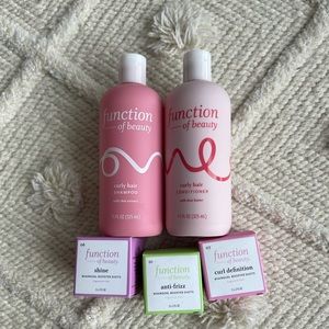 Function of beauty, curly hair duo.